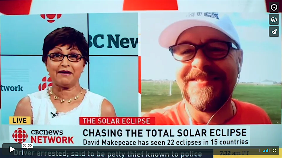 eclipseguy on CBC – Eclipseguy.com – Eclipse Chasing, Solar Eclipse ...